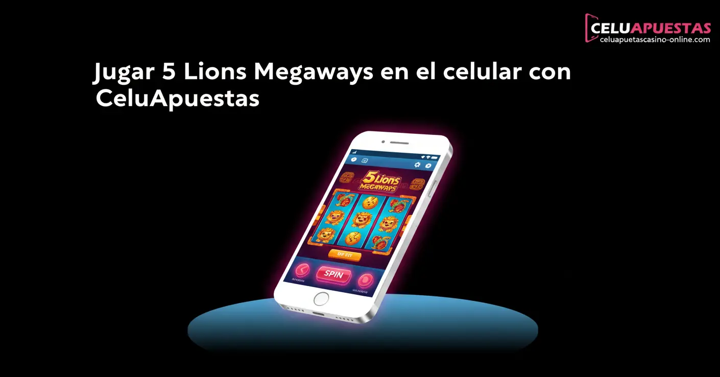 Jugar 5 Lions Megaways en el celular con CeluApuestas