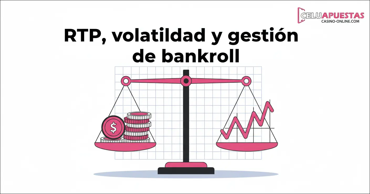 RTP, volatilidad y gestión de bankroll