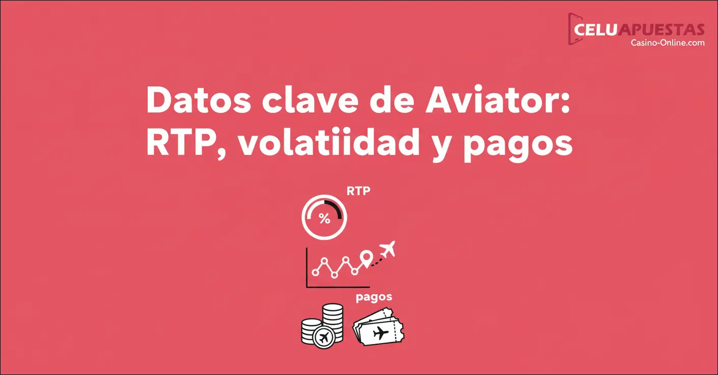 Datos clave de Aviator: RTP, volatilidad y pagos
