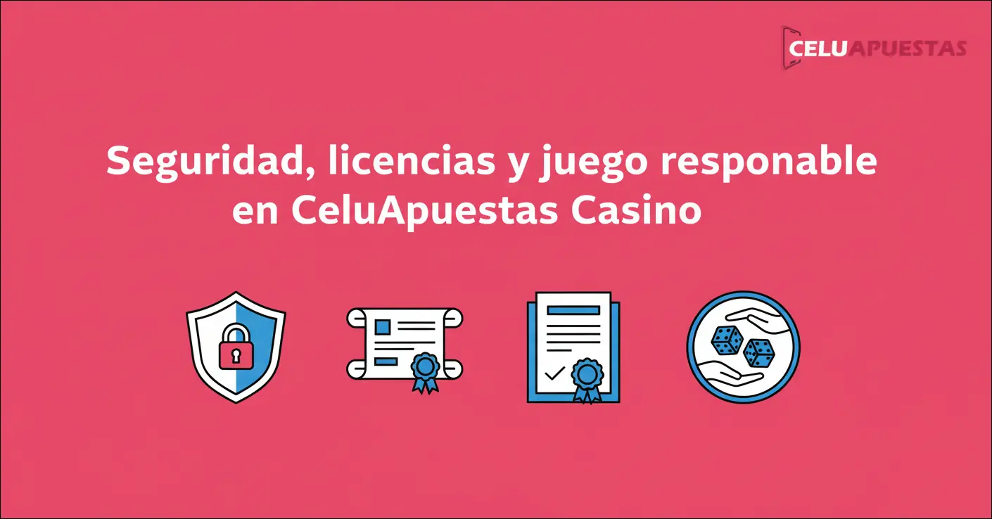 Seguridad, licencias y juego responsable en CeluApuestas Casino