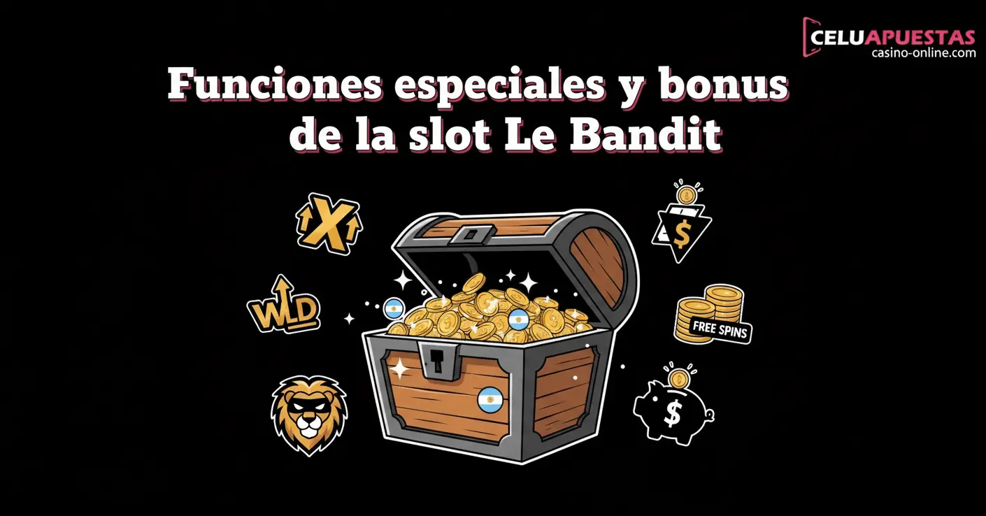 Funciones especiales y bonus de la slot Le Bandit