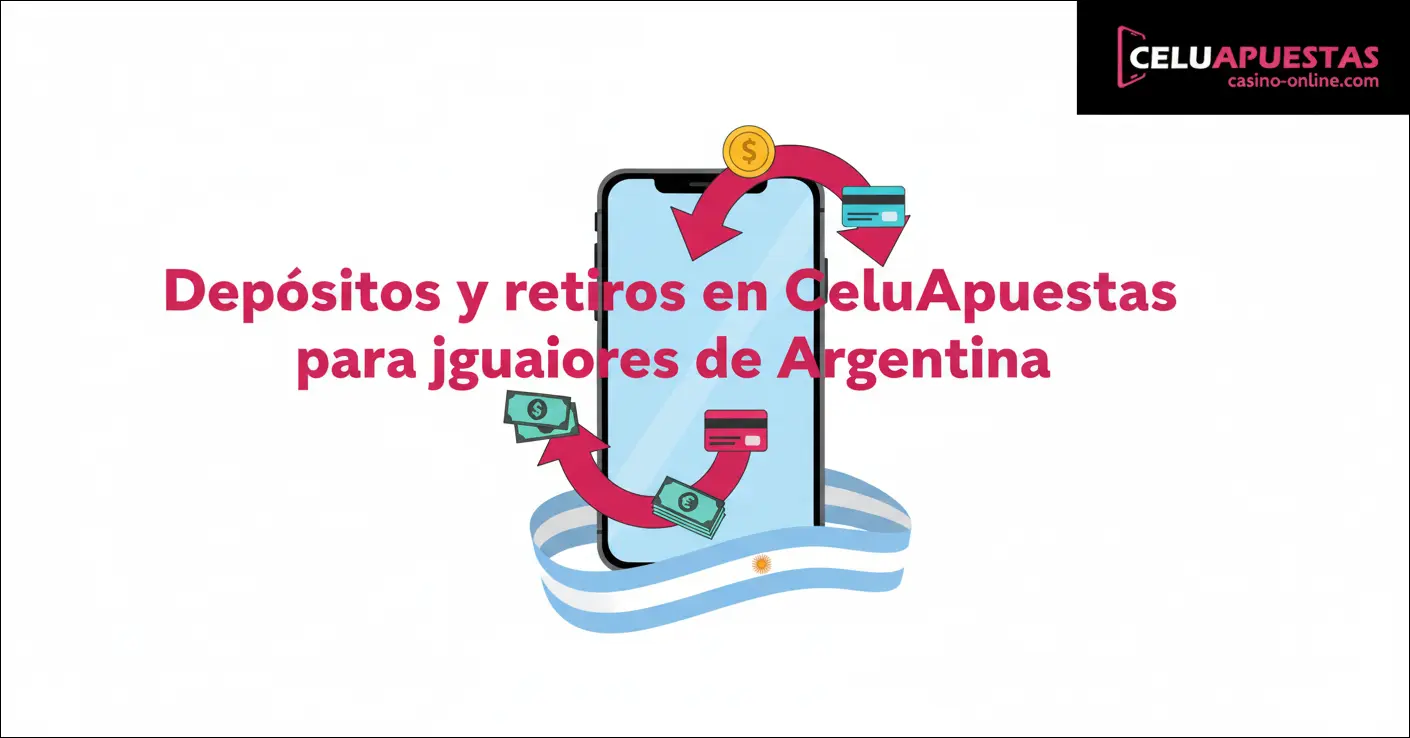 Depósitos y retiros en CeluApuestas para jugadores de Argentina